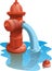 Open Fire Hydrant