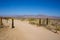 Open Gate Leads into Desert