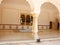 An Open Hall with Arches & Pillars at Amer Palace, Jaipur, Rajasthan, India