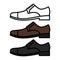 Open lacing Derby shoes icon