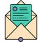 Open letter envelop vector mail newsletter icon