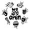 We are open lettering and illustration.