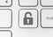 Open lock on keyboard button