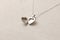 Open Medallion pendant in shape of heart made of silver on chain. Love, romance, beautiful romantic gift heart medallion pendant,