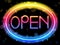 Open Neon Sign