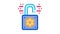 open padlock Icon Animation