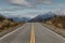 Open Paved Road Through Mountains, Patagonia, Argentina