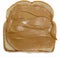Open peanut butter sandwich