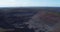 Open Pit Iron Ore Quarry Panoramic Industrial City Landscape Aerial View