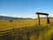 Open range outside yellowstone entering Montana
