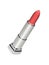 Open red lipstick silver tube