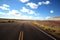 Open road in the Arizona desert