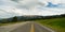 Open Road Mountain Background Journey Two Lane Blacktop Highway