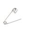 Open safety pin