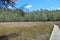 The open salt marsh with a woden path in the middle on the Benowie walking track in Ku-Ring-Gai National Park, Australia