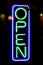 Open Sign on Store Door