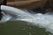 The open sluice of the Gariep dam pumping strong