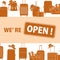 Open Travel agencies Ticket booking Fly Returned