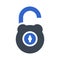 Open, unlock icon