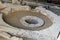 Open Well in an Archaeological Excavation in Athens, Greece