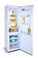 Open white refrigerator. Fridge freezer