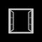 Open window frame icon