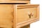 Open wooden drawer