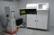 Open working chamber of a laser sintering machine for metal