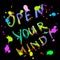 Open your mind Greeting card colorful