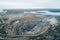 Opencast Mining Quarry Aerial View