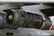 Opened aircraft engine D-30KP-2