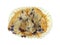 Opened Blueberry Muffin Baking Cup