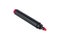 Opened clean plastic felt-tip pen red color for drawing isolated on white