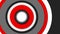 Opener title animation with rotating spiral white gray red circles. Geometric animated background for advertising