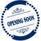 OPENING SOON blue seal.