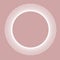 Openwork circle. White circle on a pink background. illustration for design