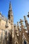 Openwork pinnacles at Milan Cathedral, Italy