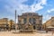 The opera and the fountain of the three graces on the place of comedy in Montpellier in Occitania, France