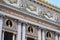 Opera Garnier facade, national music academy in a sunny day in France