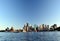 Opera House and the business district\'s skycrapers from Kirribilli.