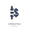 Operating profit/loss icon. Trendy flat vector Operating profit/loss icon on white background from Business collection