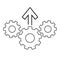 Operational excellence icon. workflow automation icon. workflow concept sign. Vector illustration