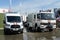 Operational-service vehicles of the Ministry of Emergency Situations of Russia in the Military-patriotic Park of culture and recre