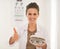 Ophthalmologist doctor woman with eyeglasses