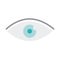 Ophthalmology vision health care medical flat style icon