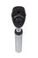 Ophthalmoscope with handle.