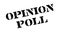 Opinion Poll rubber stamp