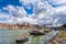 Oporto, Portugal, Europe. Postcard from the picturesque city of Porto, amazing travel destination in Portugal. View to the histori