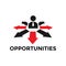 Opportunities icon design template vector isolated