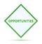 Opportunities modern abstract green diamond button